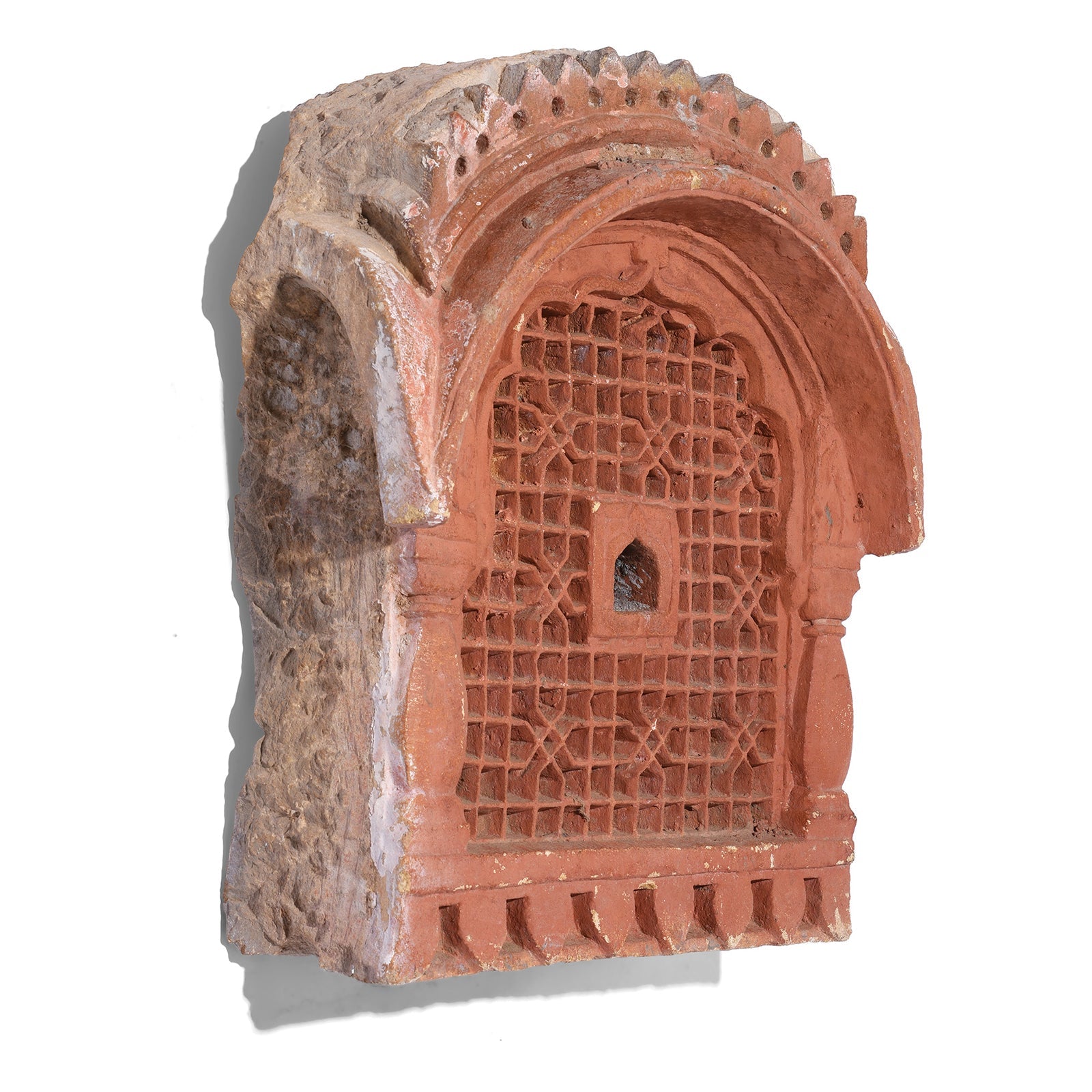 Stone Jali Lamp Niche From Jaisalmer - 19th Century