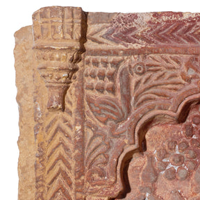 Old 3 Way Stone Lamp Niche From Jaisalmer- 19th Century