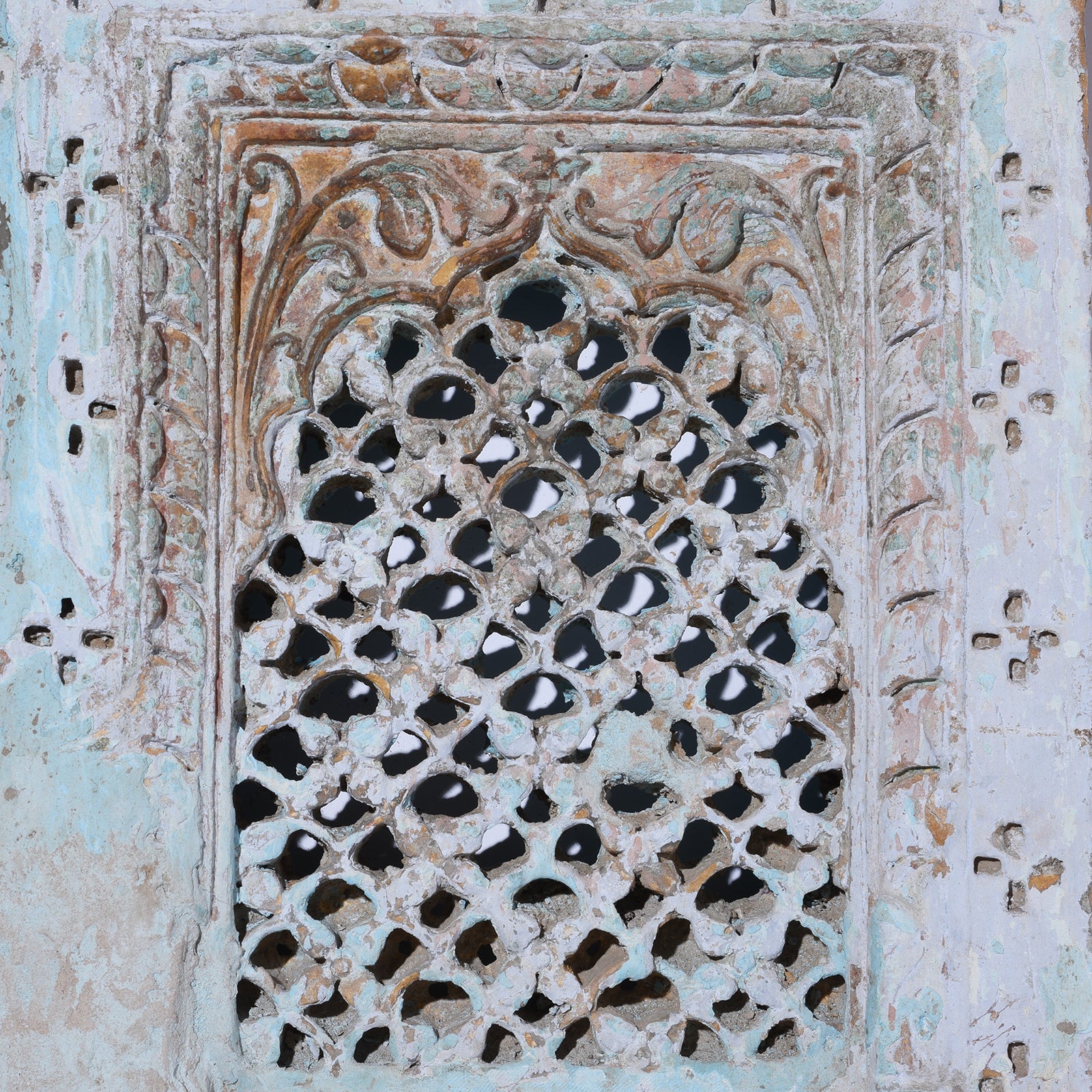 Stone Jali Panel From Jaisalmer - 19th Century (On Stand)