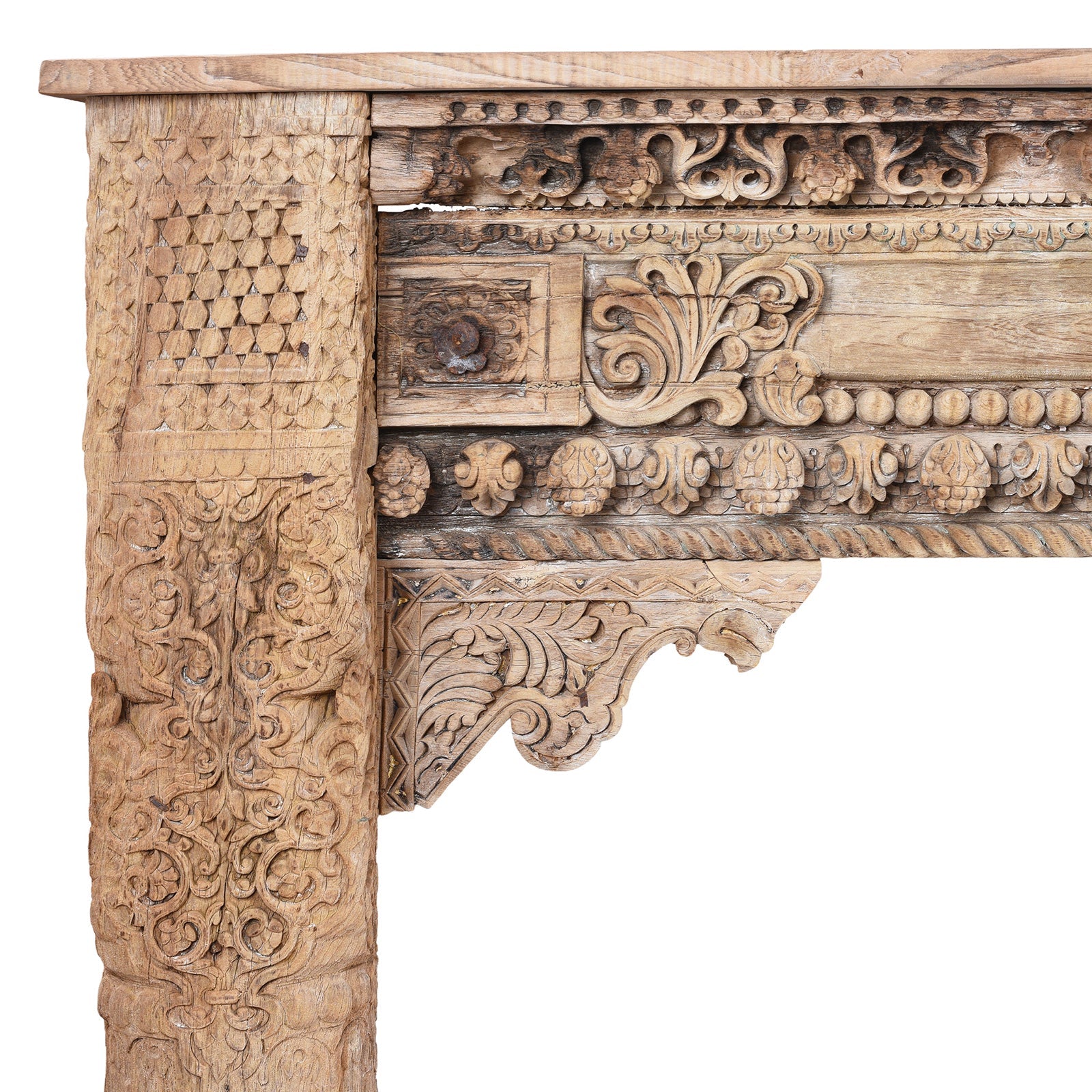 Reclaimed Bleached Long Console Table