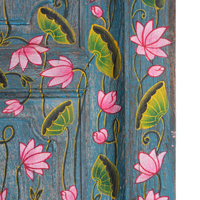 Painted Lotus Door & Frame