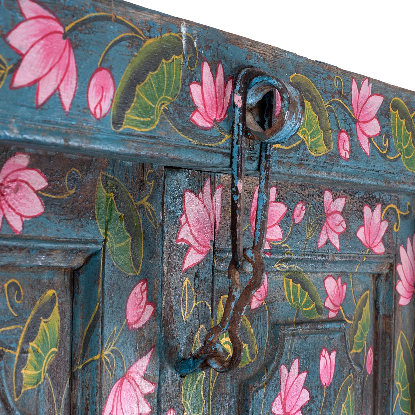 Painted Lotus Door & Frame