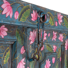 Painted Lotus Door & Frame