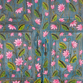 Painted Lotus Door & Frame