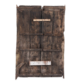 Carved Teak Window Shutter From Nagaur - 19th Century
