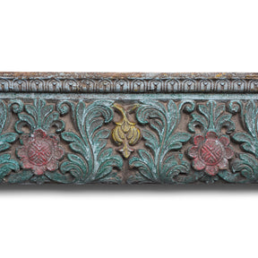 Painted Ganesh Lintel Panel From Kutch - 19th Century