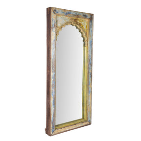 Floor Standing Mihrab Door Mirror From Kutch - 19th Century