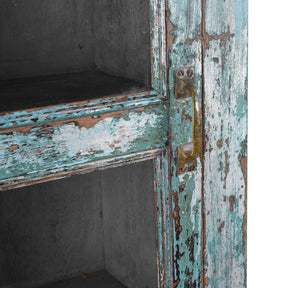 Painted Glazed Book Cabinet - Early 20th Century