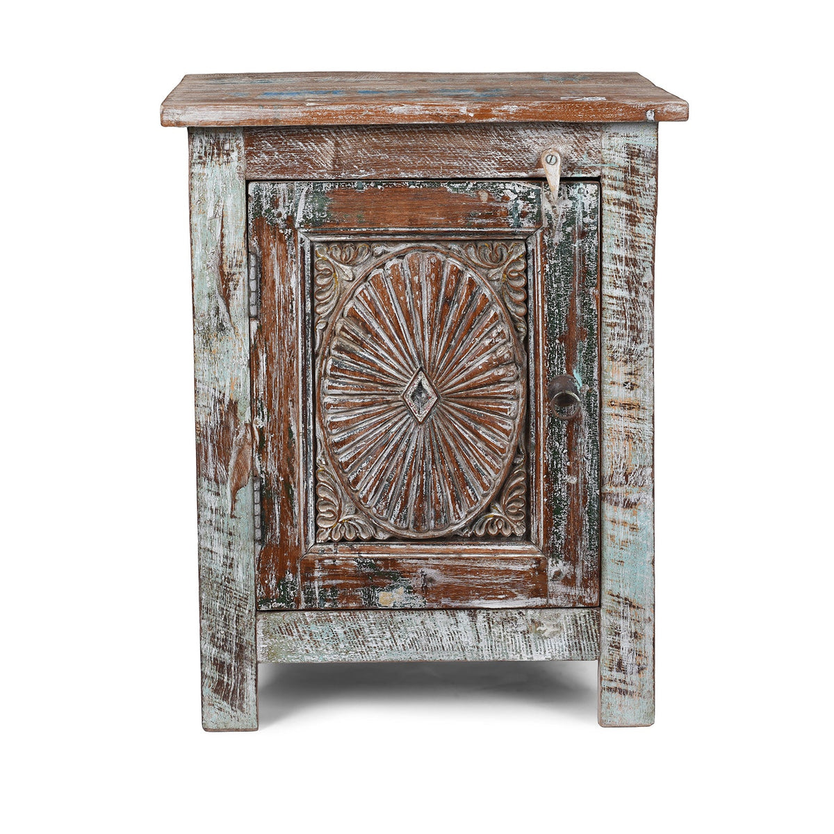 Bedside Cabinets Made From Reclaimed Teak