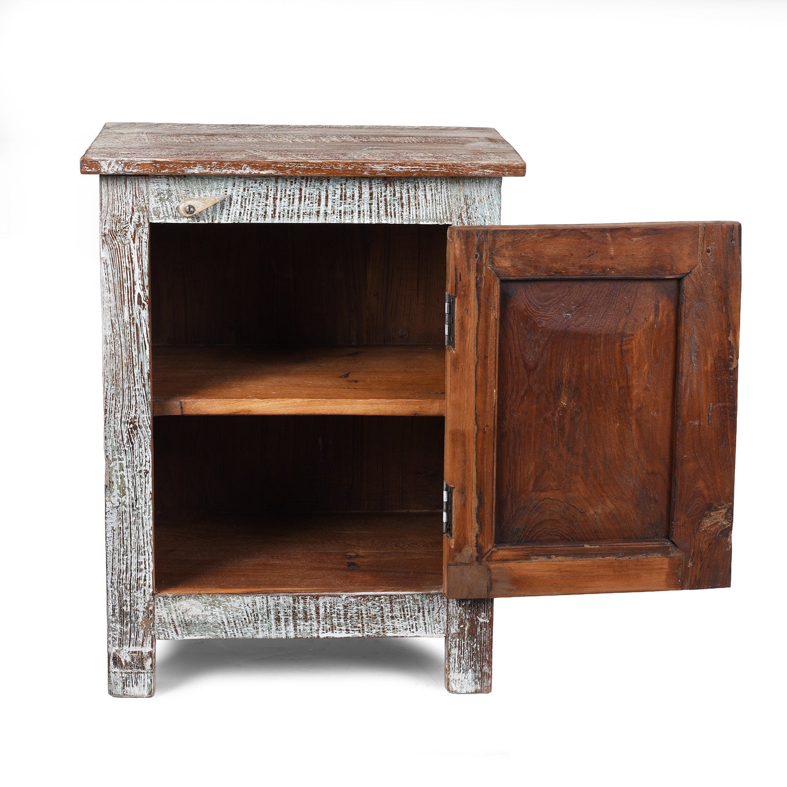 Bedside Cabinets Made From Reclaimed Teak