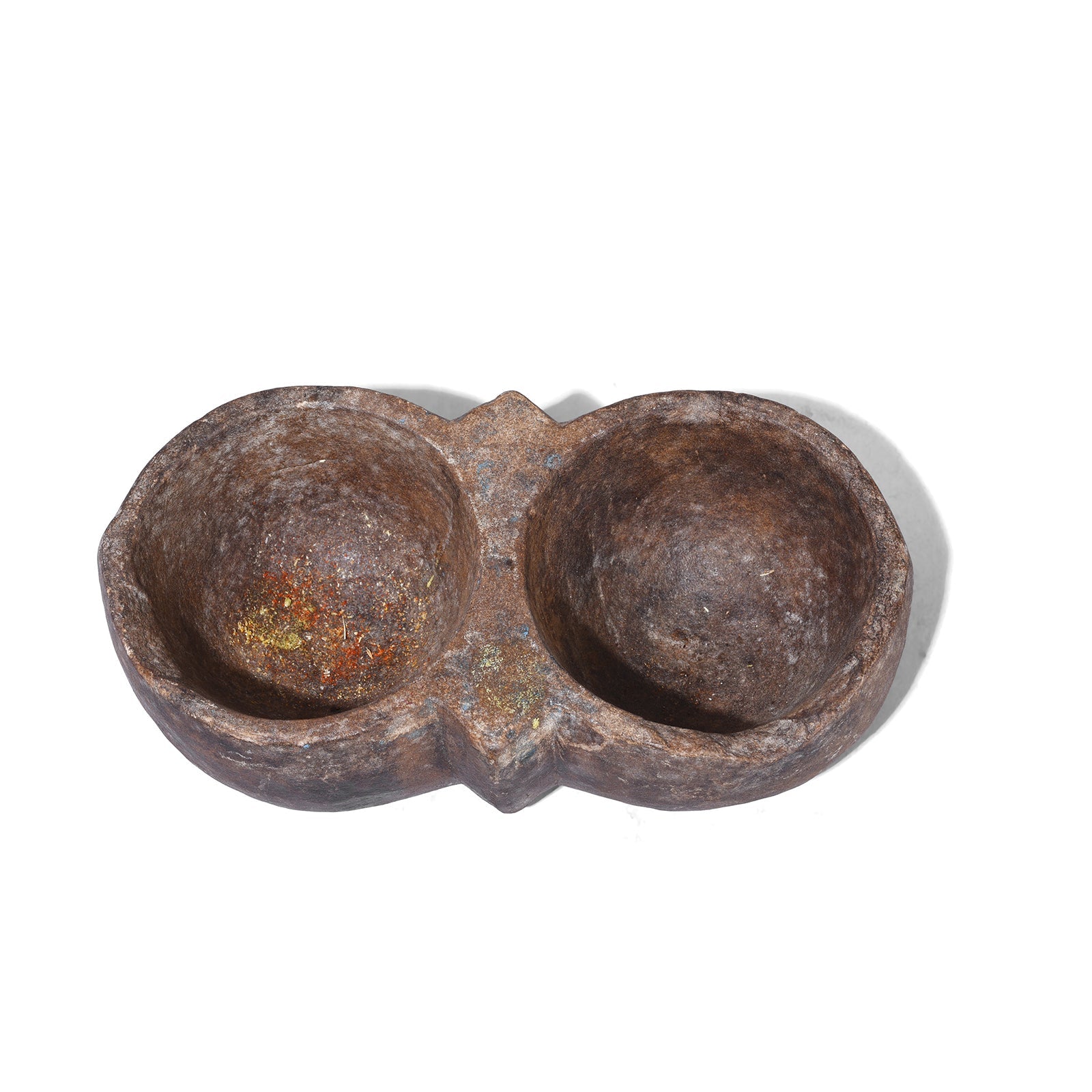 Vintage Indian Stone Masala Bowls - 1920