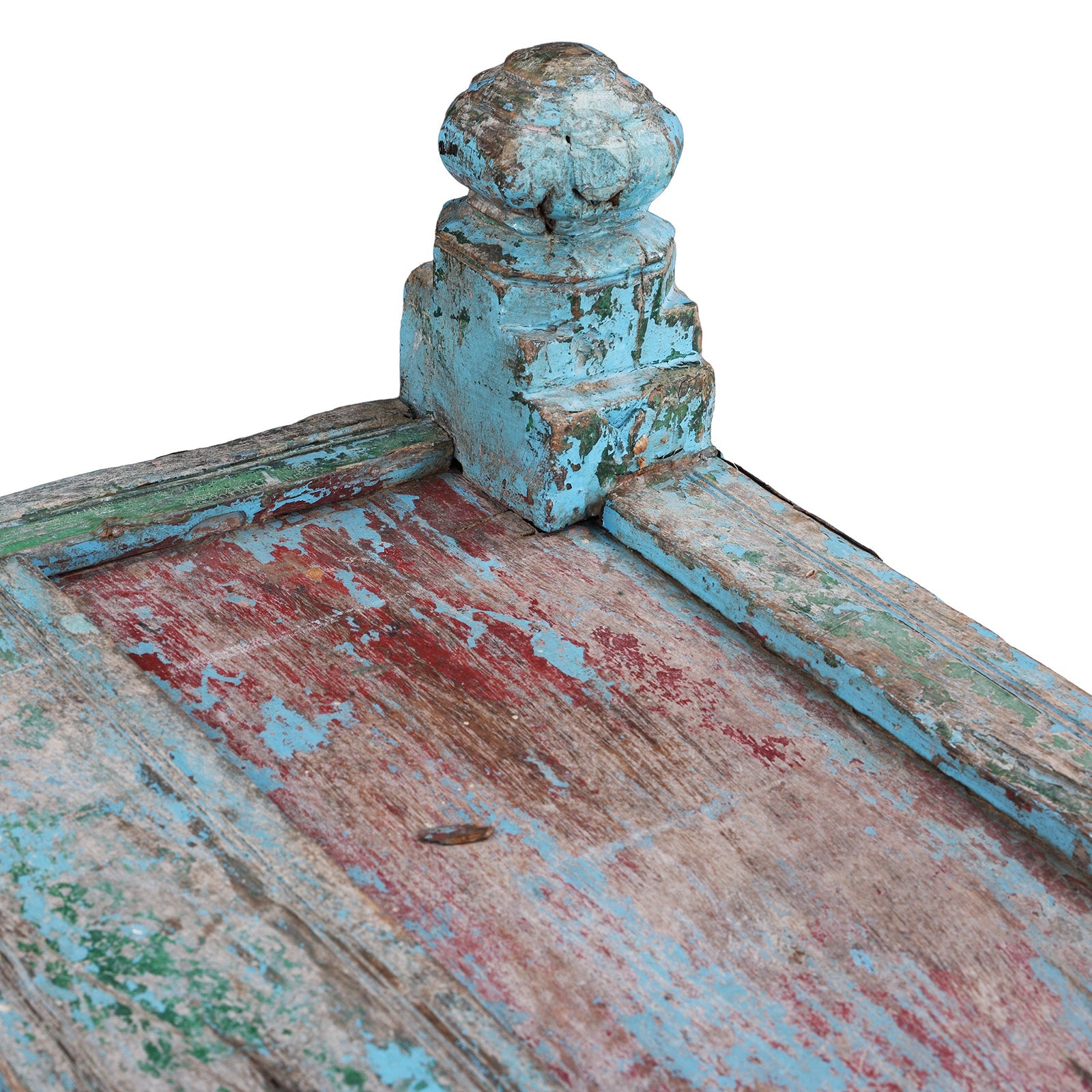 Carved Teak Indian Manjus Dowry Chest From Banswara - 19th Century