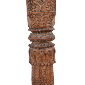Carved Teak Double Arch From Uttar Pradesh - Early 19th Century