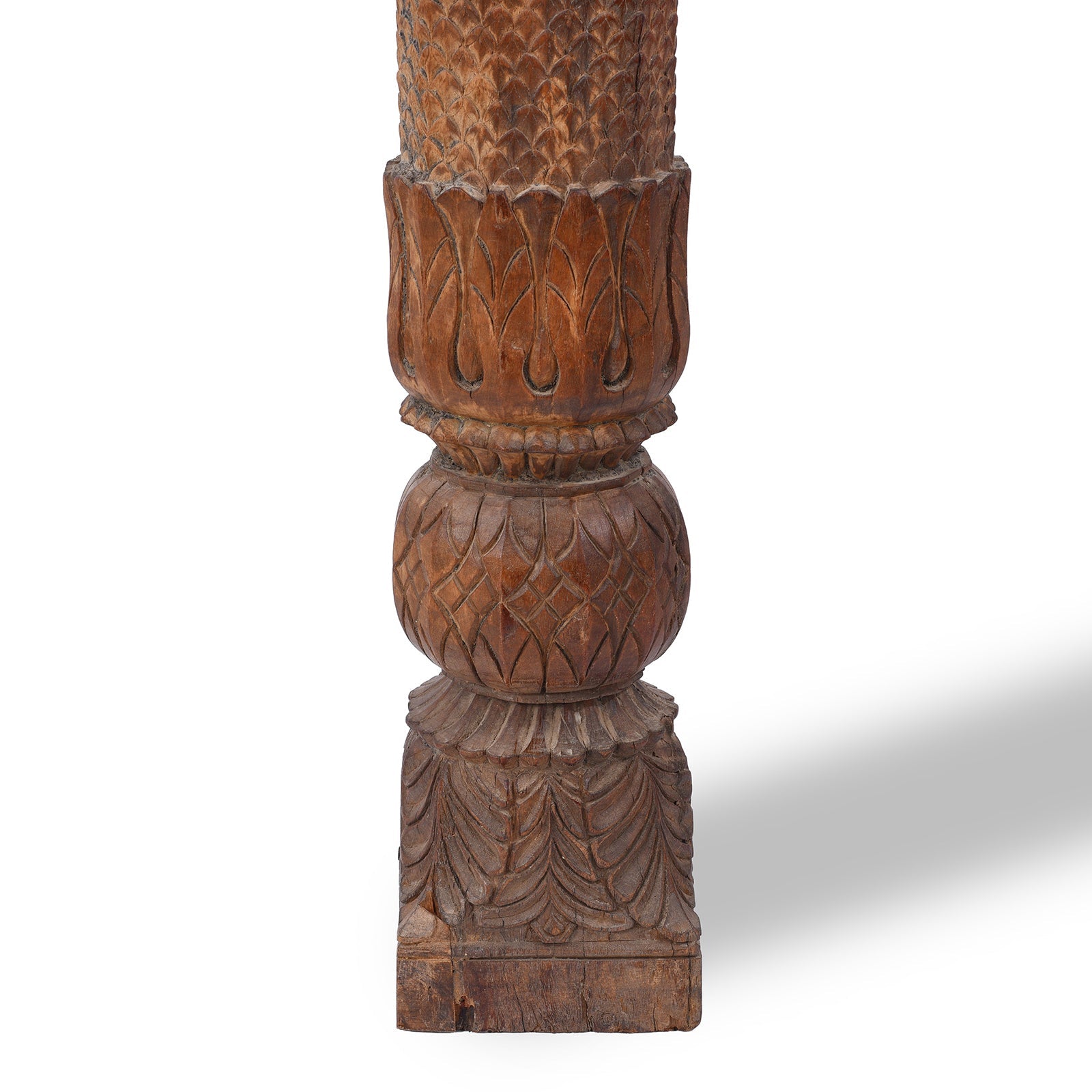 Carved Teak Double Arch From Uttar Pradesh - Early 19th Century