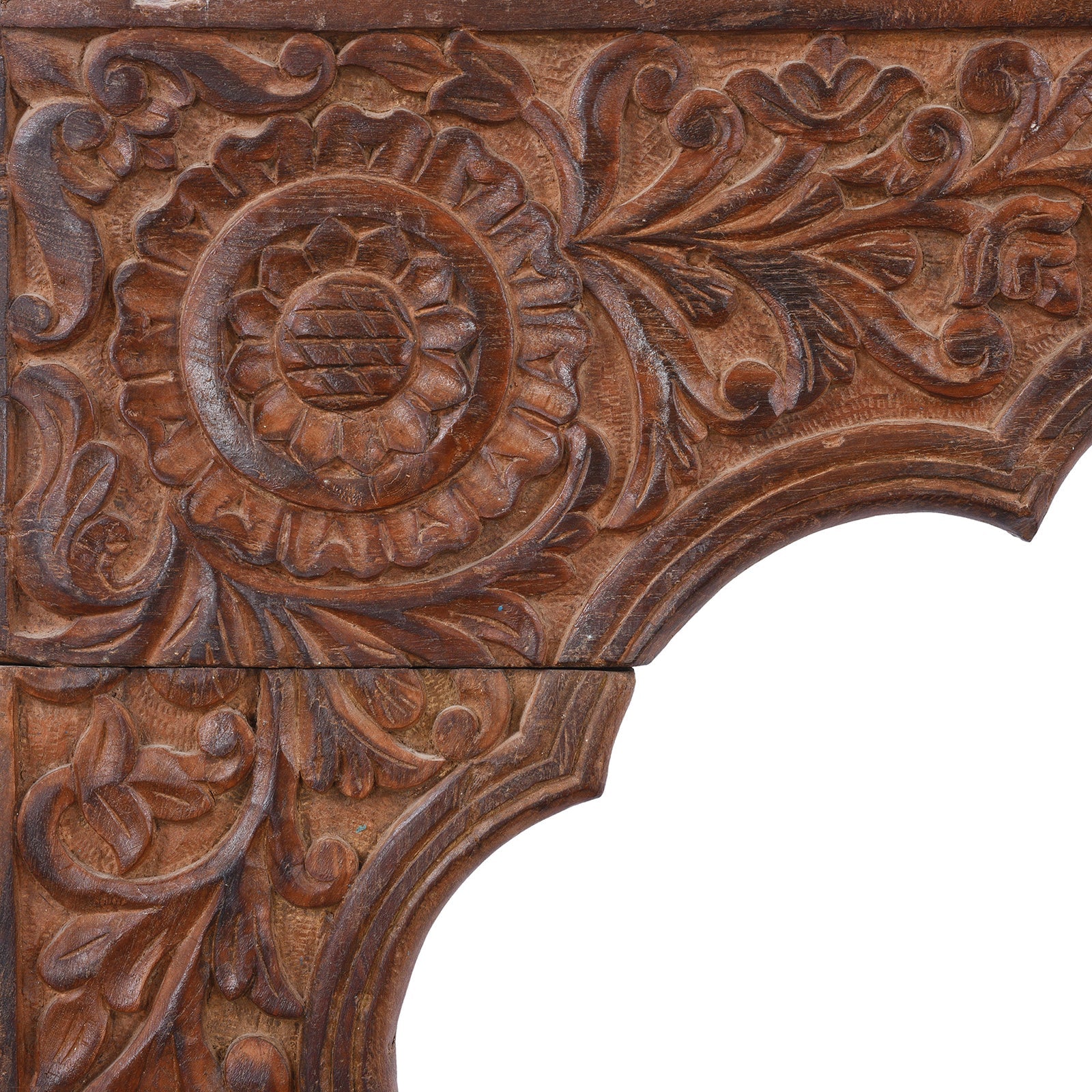 Carved Teak Double Arch From Uttar Pradesh - Early 19th Century