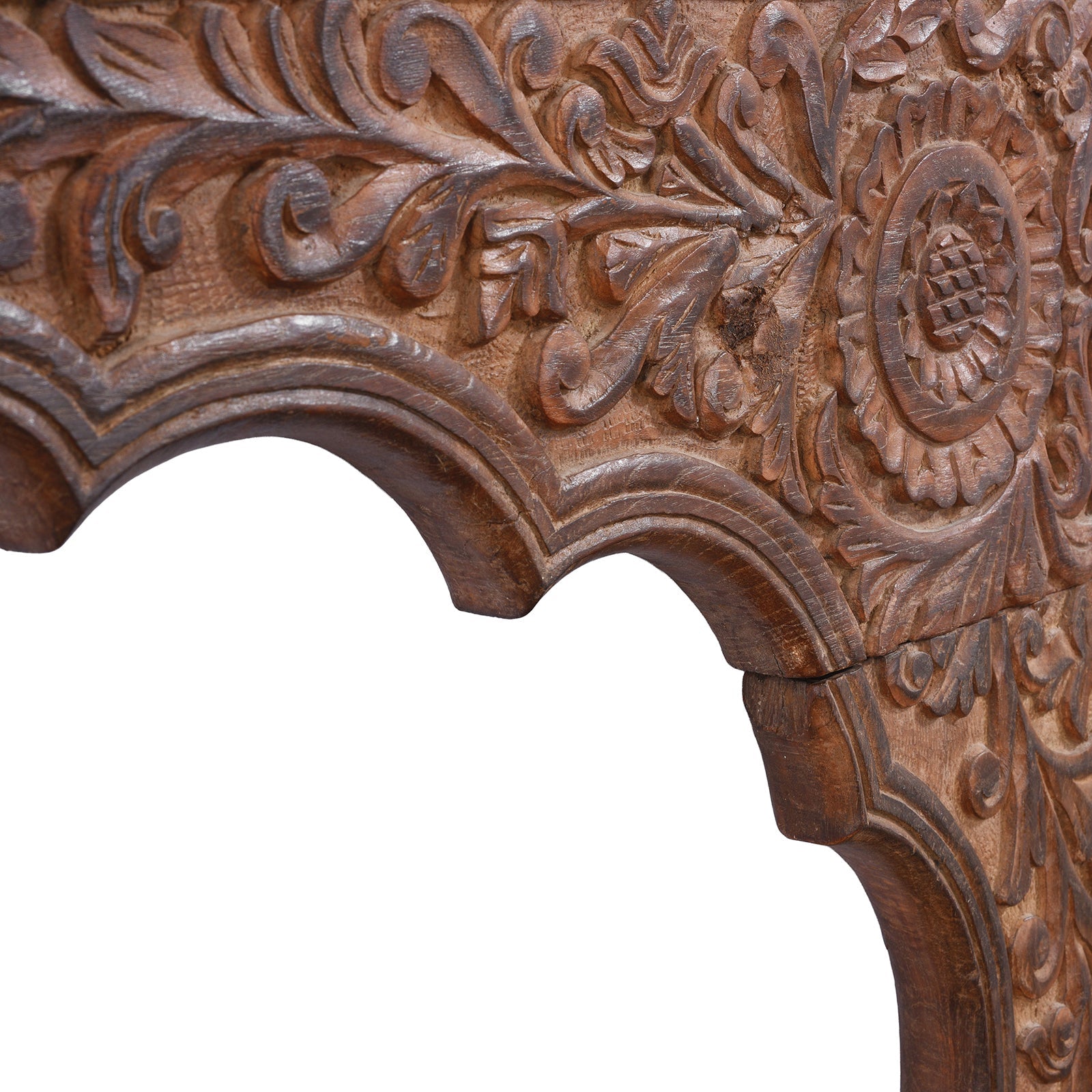 Carved Teak Double Arch From Uttar Pradesh - Early 19th Century
