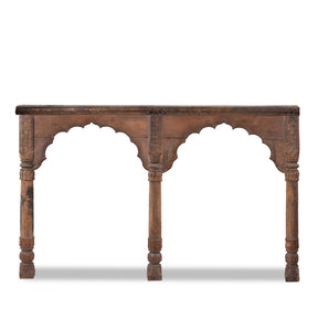 Carved Teak Double Arch From Uttar Pradesh - Early 19th Century