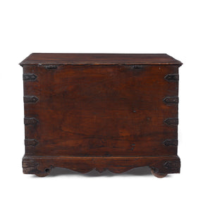 Iron Bound Teak Chest from Saurashtra - 19thC