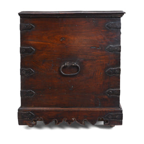 Iron Bound Teak Chest from Saurashtra - 19thC