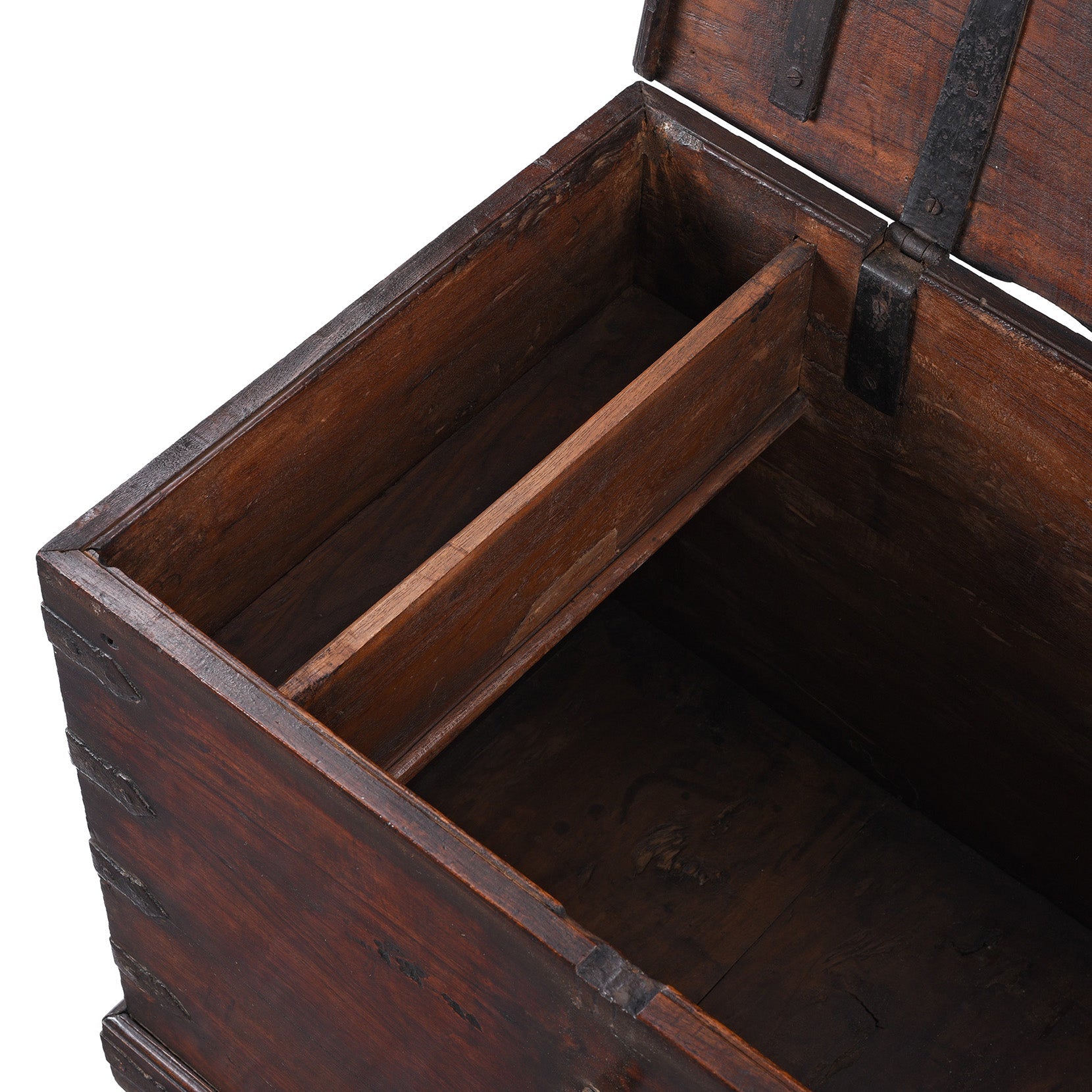 Iron Bound Teak Chest from Saurashtra - 19thC