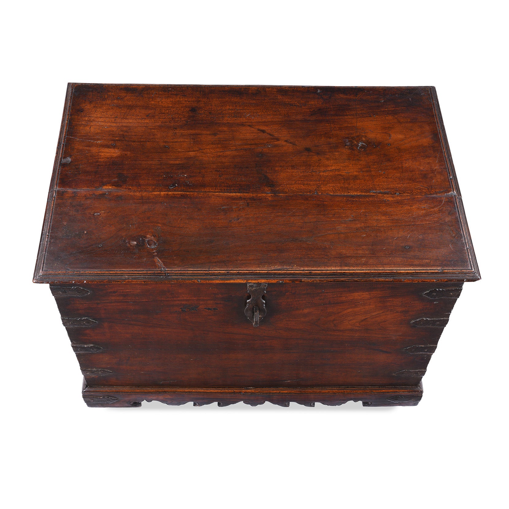 Iron Bound Teak Chest from Saurashtra - 19thC