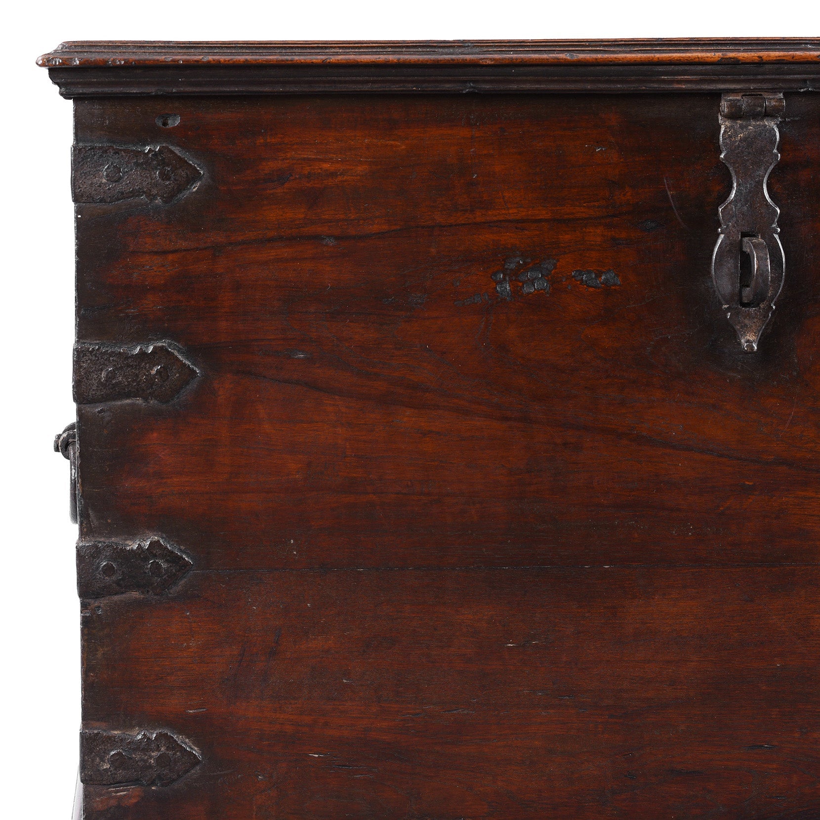 Iron Bound Teak Chest from Saurashtra - 19thC
