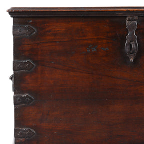 Iron Bound Teak Chest from Saurashtra - 19thC
