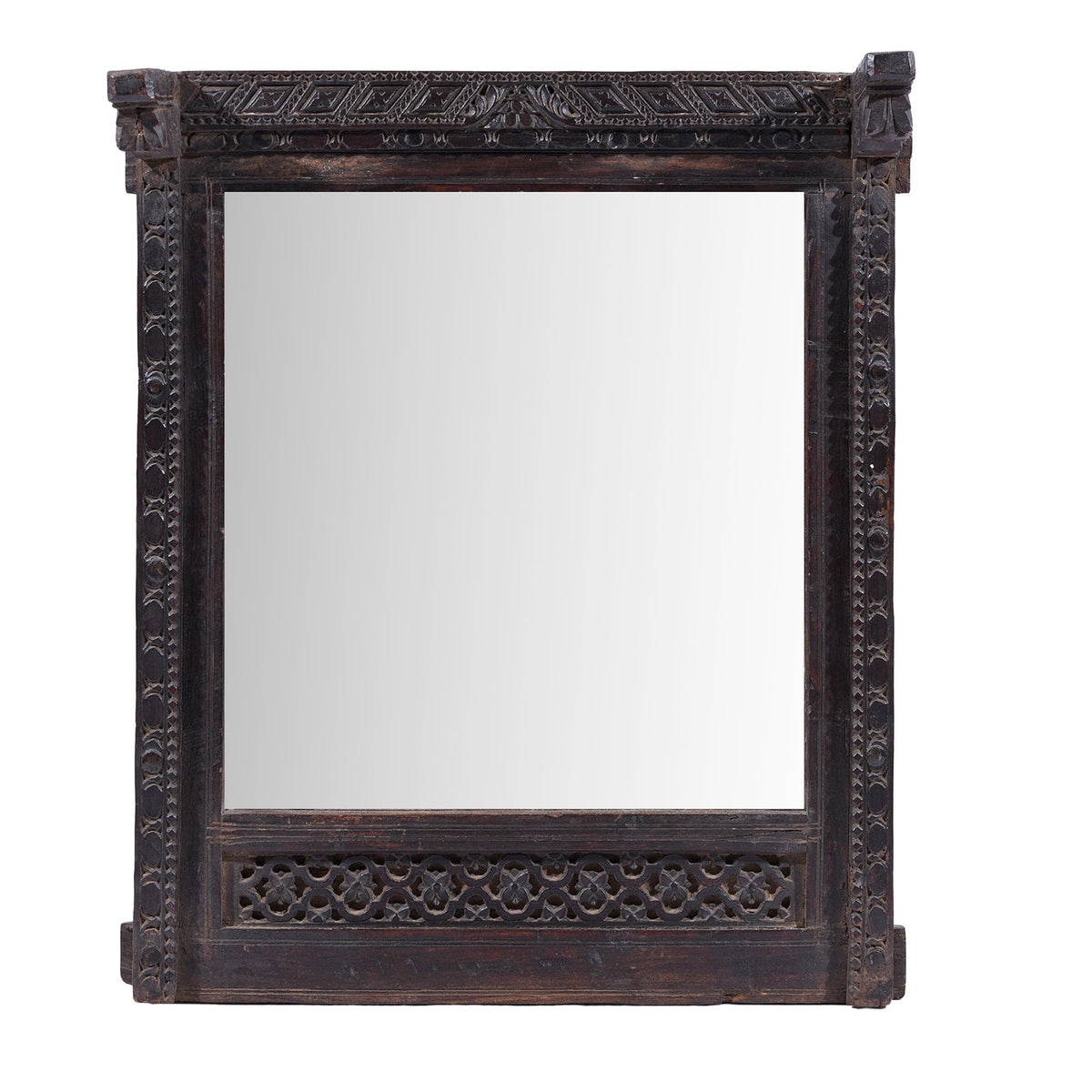 Window Mirror From Nagaur - 19th Century