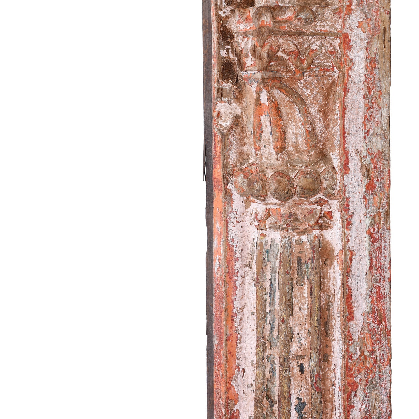 Painted Triple Arch From Gujarat - 19th Century