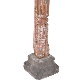Painted Triple Arch From Gujarat - 19th Century