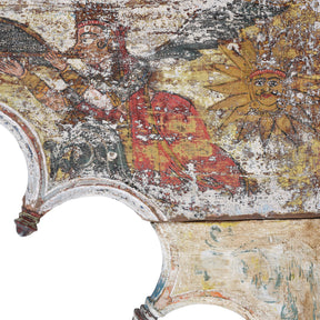 Painted Triple Arch From Gujarat - 19th Century