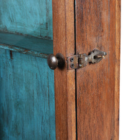 Teak Glazed Wall Cabinet - Ca 1920