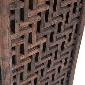 Teak Temple Door From Kota - 18th Century