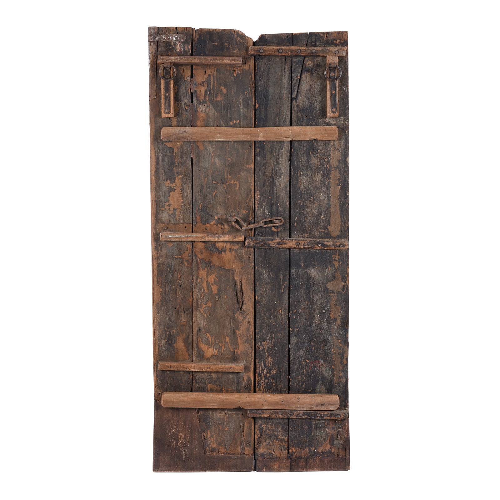 Teak Temple Door From Kota - 18th Century