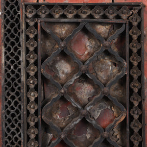 Mica & Painted Ceiling Panel From Udaipur - 18th Century