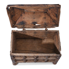 Chip Carved Hut Box From Jaisalmer - 18th Century