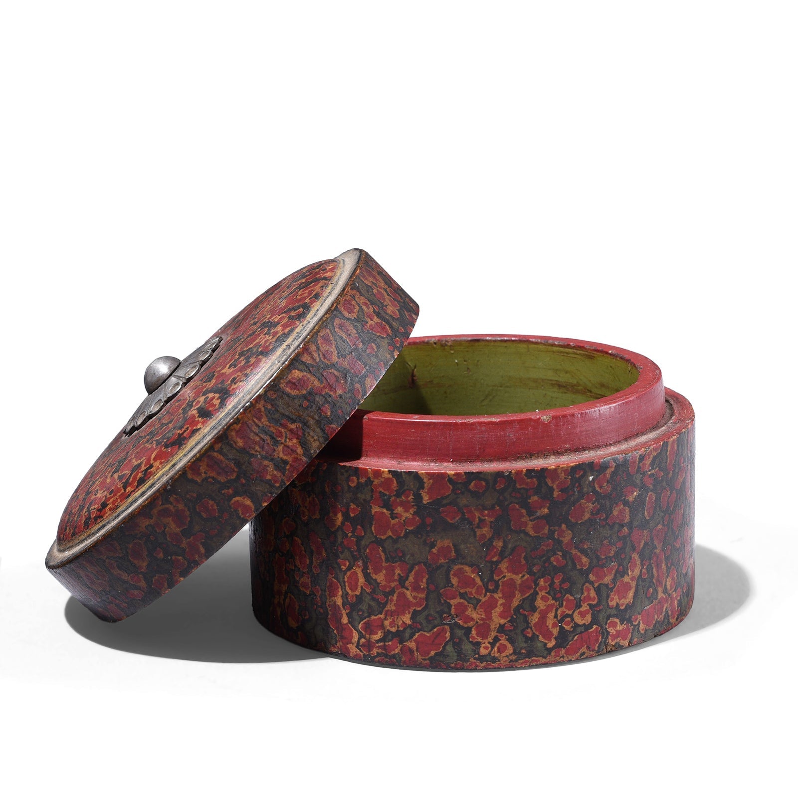 Spotted Lacquer Pot - 19th Century