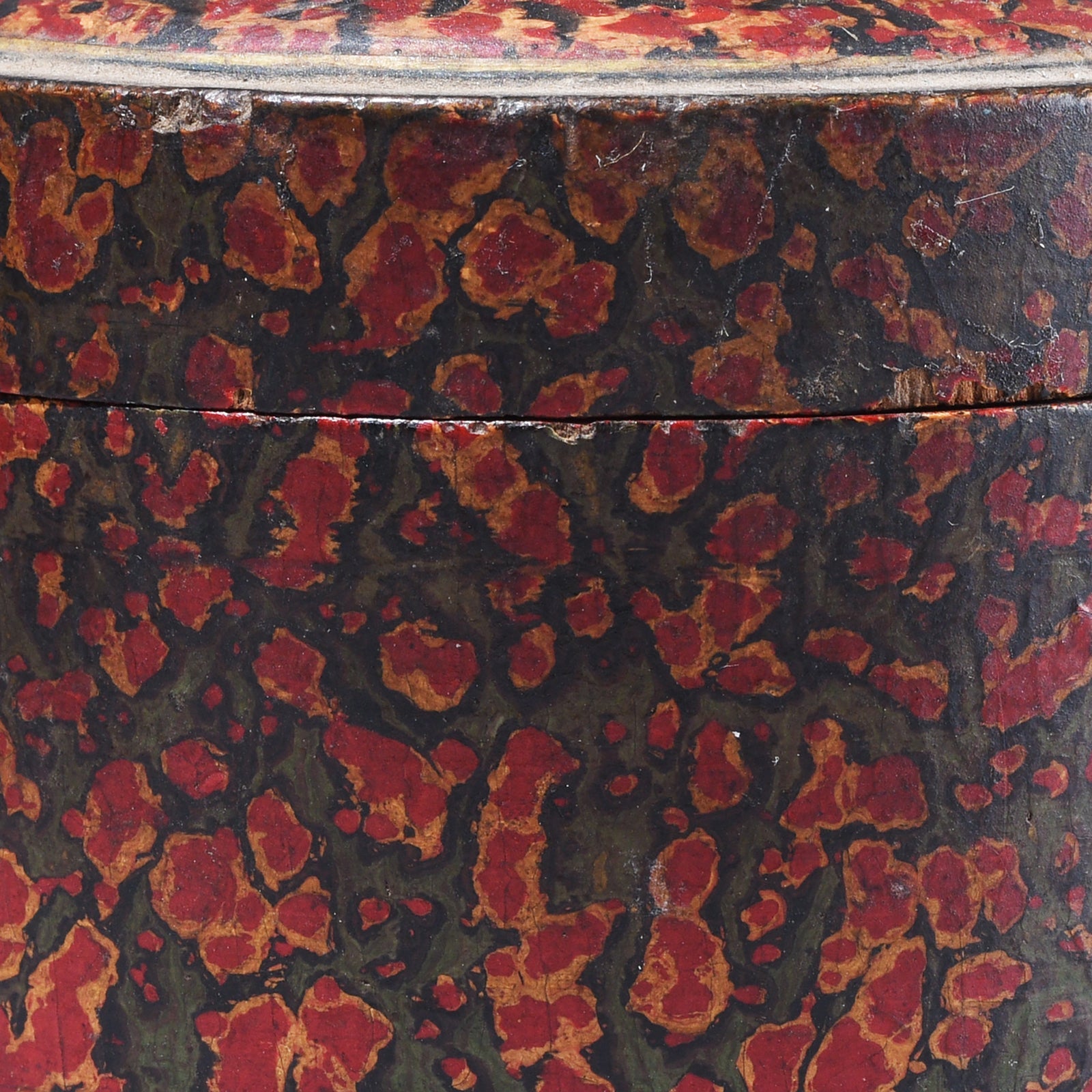 Spotted Lacquer Pot - 19th Century