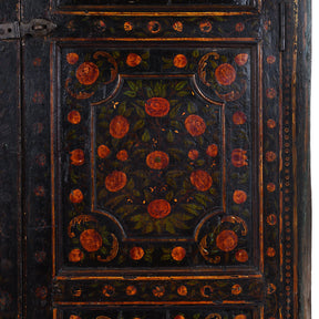 Qajar Style Polychrome Doors From Bikaner - Late 18th Century