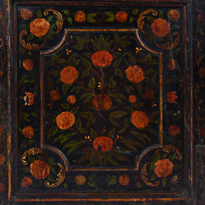 Qajar Style Polychrome Doors From Bikaner - Late 18th Century