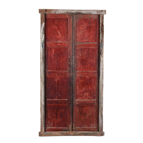 Qajar Style Polychrome Doors From Bikaner - Late 18th Century