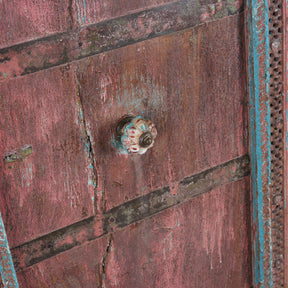 Painted Bikaner Door - 19Thc