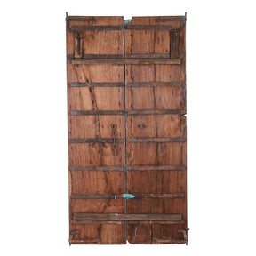Painted Bikaner Door - 19Thc