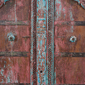 Painted Bikaner Roheda Door - 19th Century