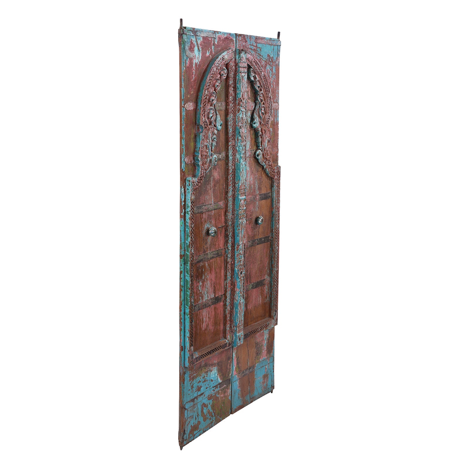 Painted Bikaner Roheda Door - 19th Century