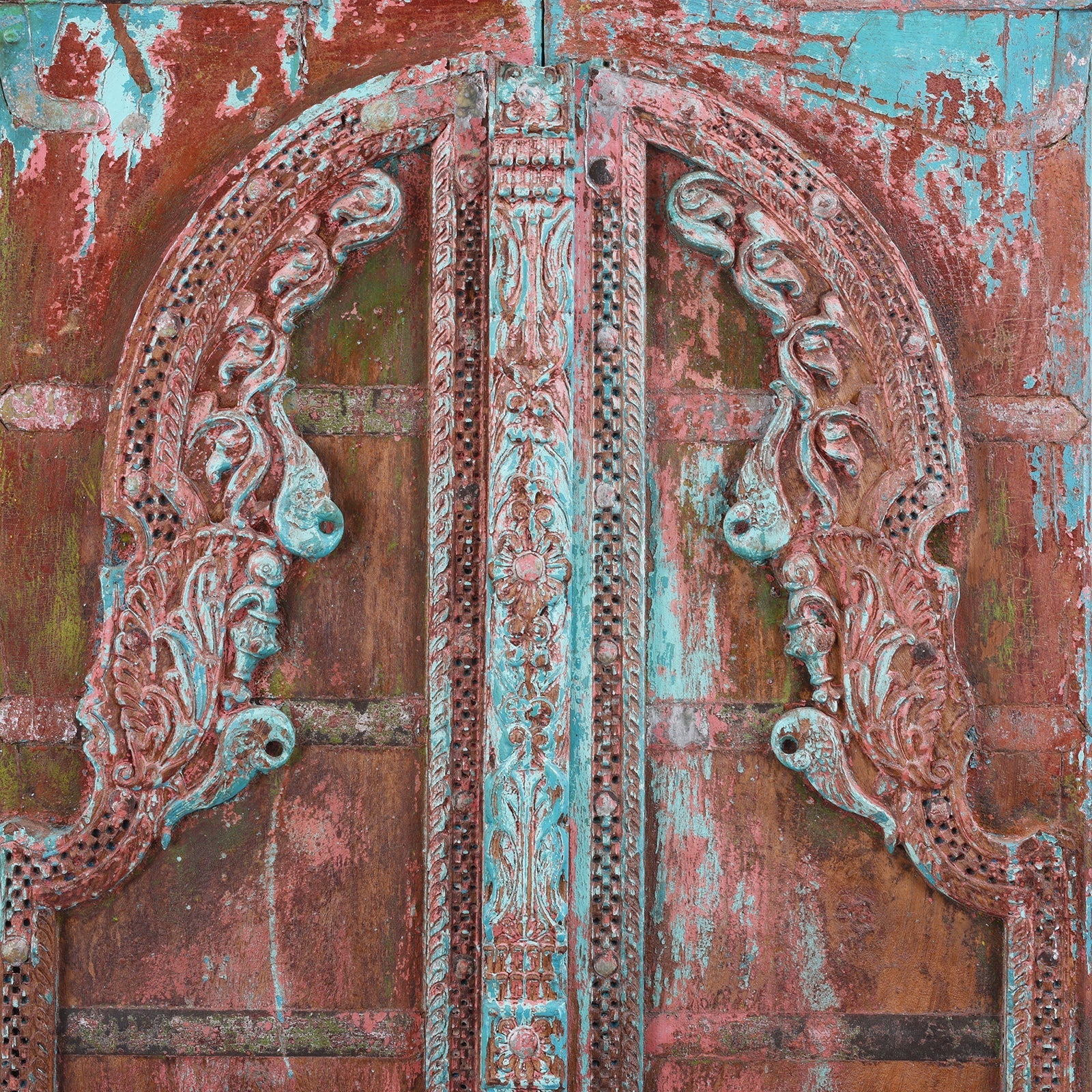 Painted Bikaner Roheda Door - 19th Century