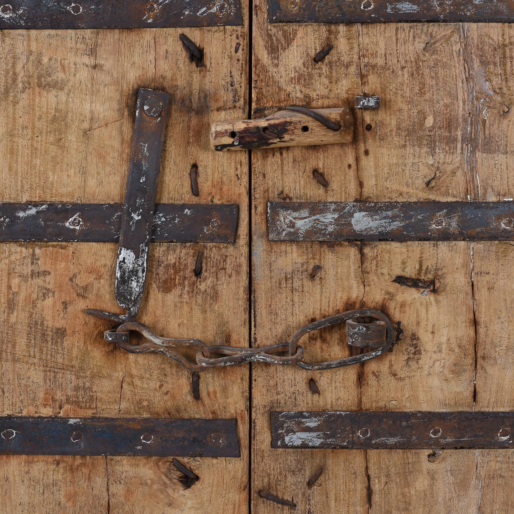 Bleached Roheda Doors From Bikaner -  19th Century
