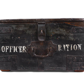 Green Painted Ammunition 'Limber' Chest - 19th Century