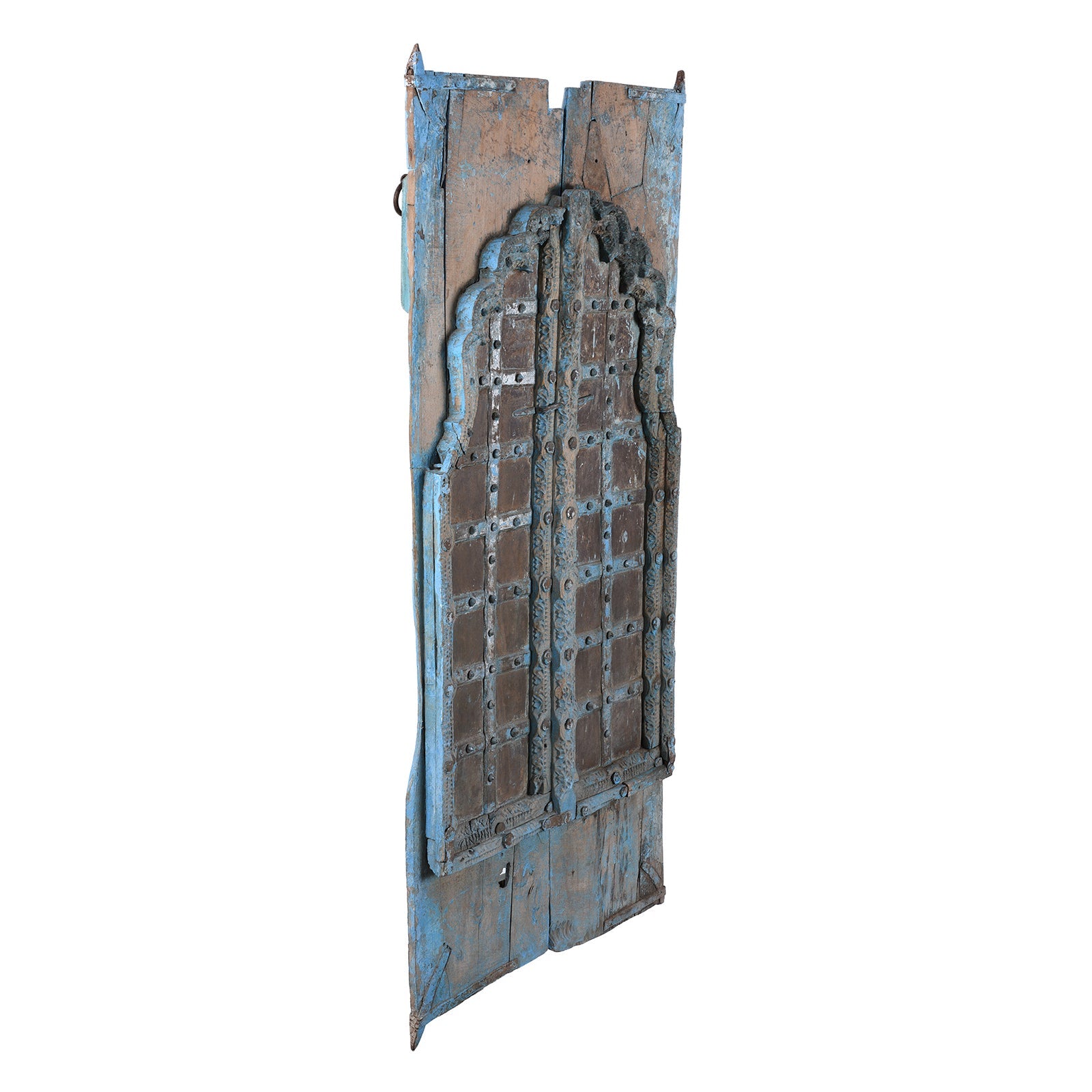 Carved Teak Window Shutters From Rajasthan - 19th Century