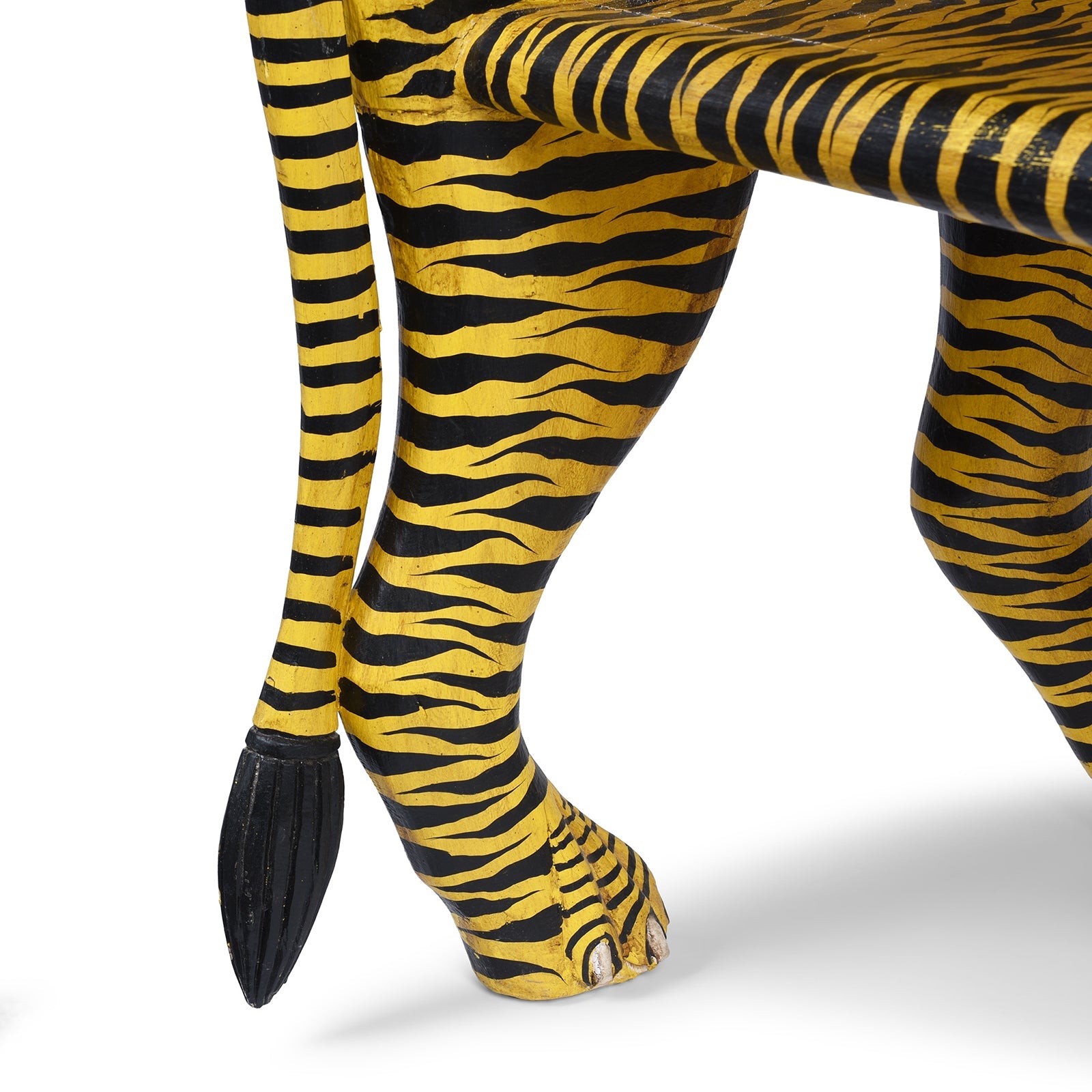 Painted Indian Tiger Chair